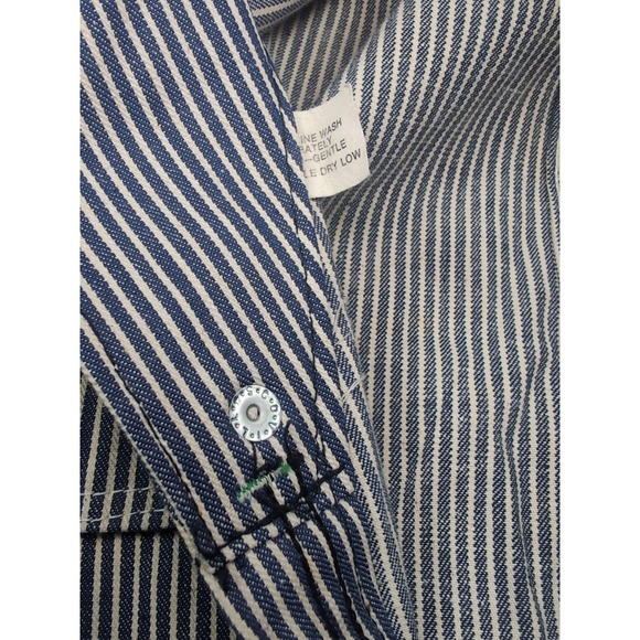 Vintage NWT 46x32 Pointer Brand Train Crewman Coveralls Hickory Stripe RARE - Picture 14 of 16